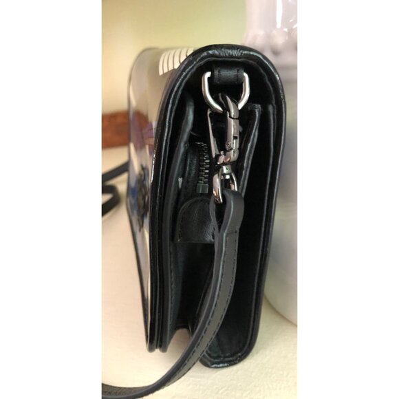 TORY BURCH Handbag Britten Printed Patent Combo Crossbody - Picture 5 of 15